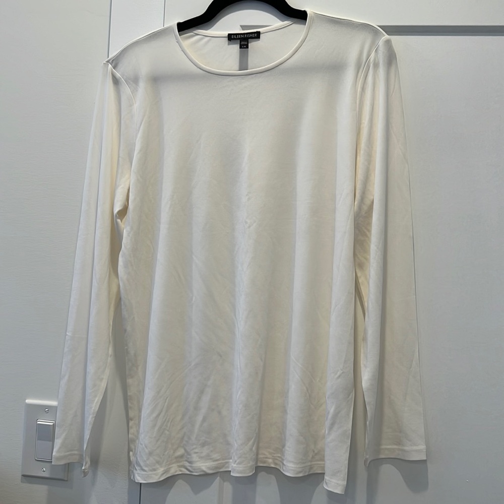 Eileen Fisher Silk Shell Sz L